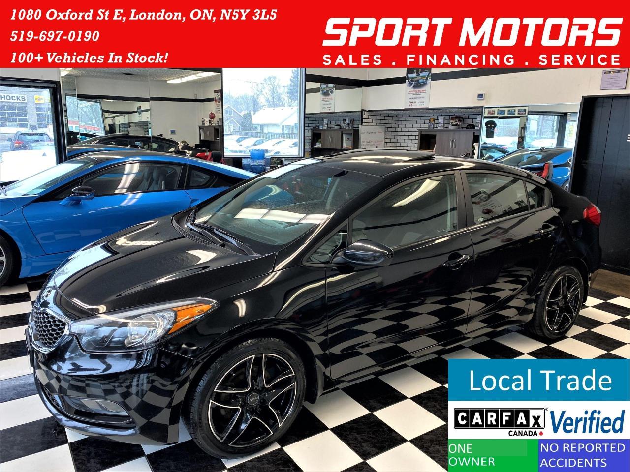 2016 Kia Forte LX+Sunroof+Heated Seats+Bluetooth+ACCIDENT FREE