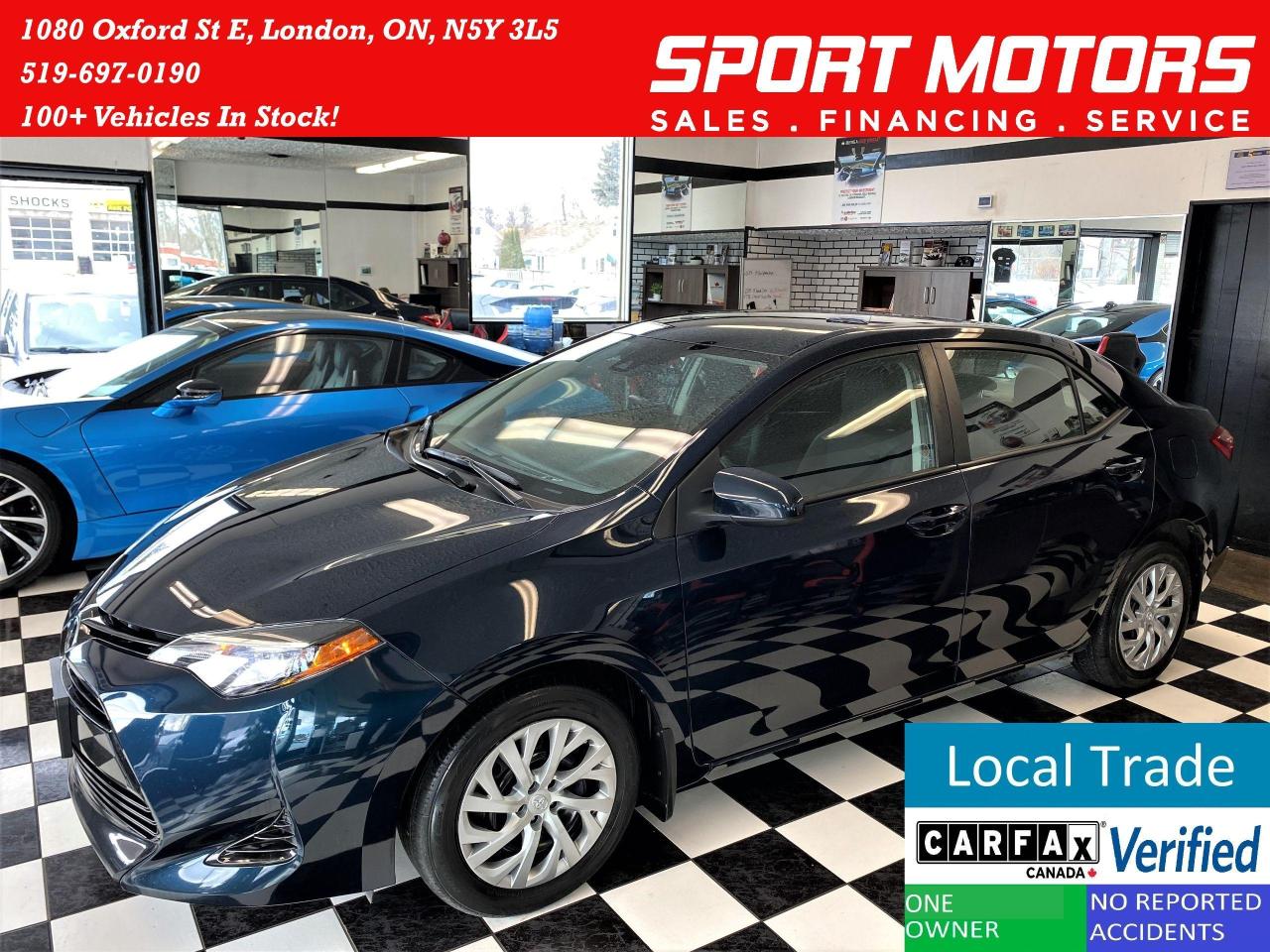 2017 Toyota Corolla LE+Toyota Sense+New Brakes+Lane Keep+ACCIDENT FREE