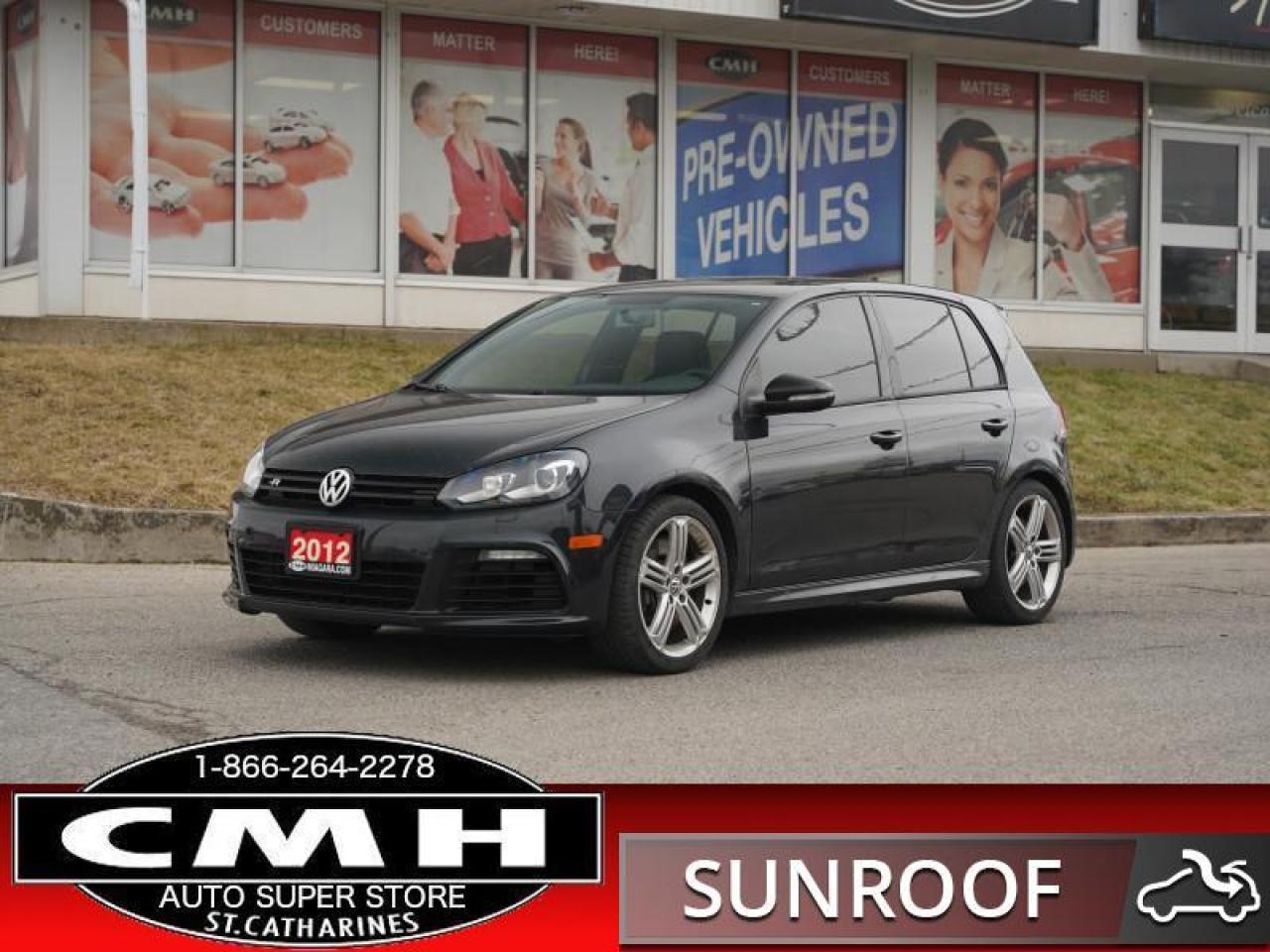 2012 Volkswagen Golf R R  NAV P/SEATS LEATH ROOF 18-AL