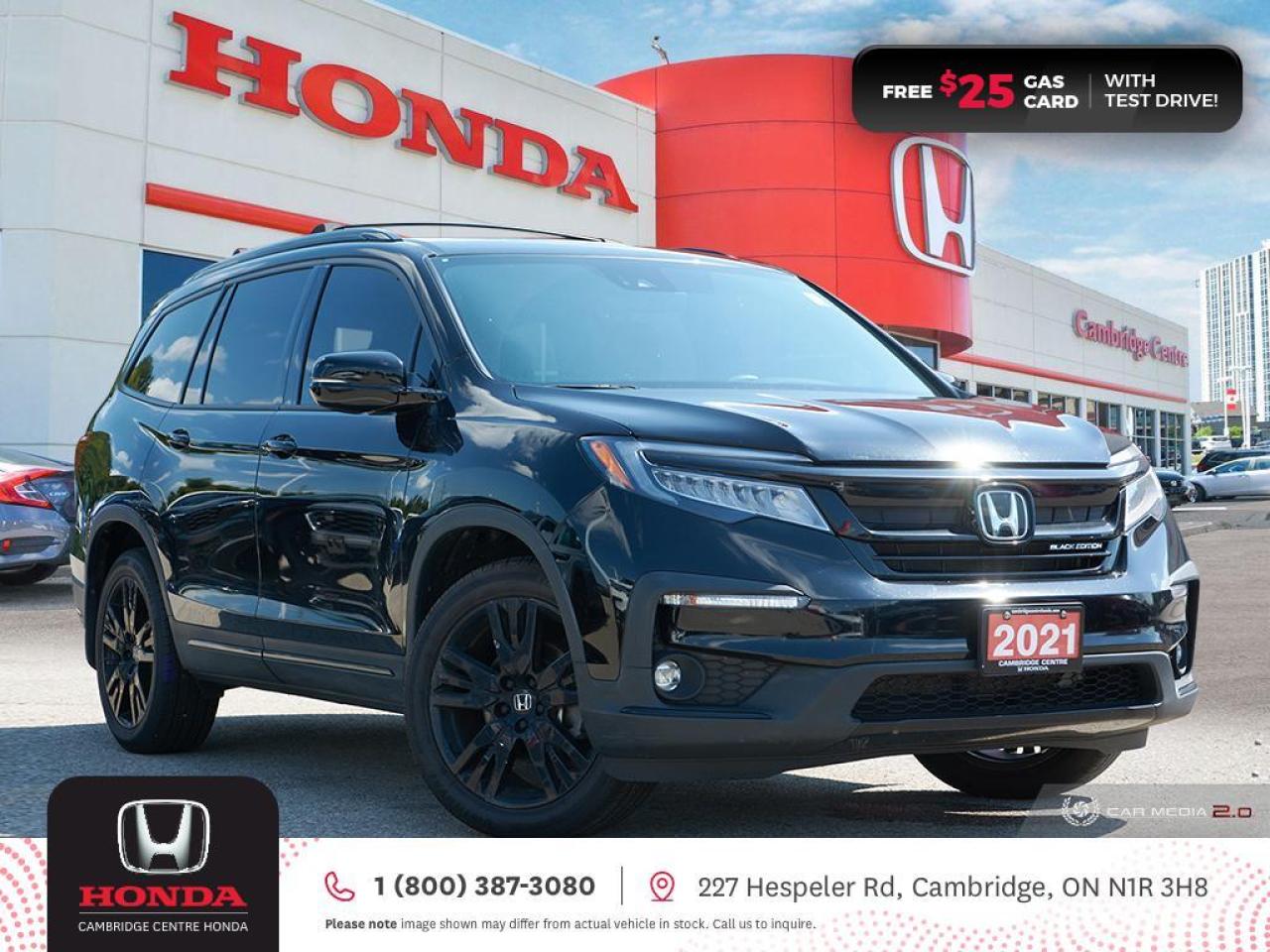 Used 2021 Honda Pilot Black Edition APPLE CARPLAY™ & ANDROID AUTO™ | REARVIEW CAMERA | POWER SUNROOF for sale in Cambridge, ON