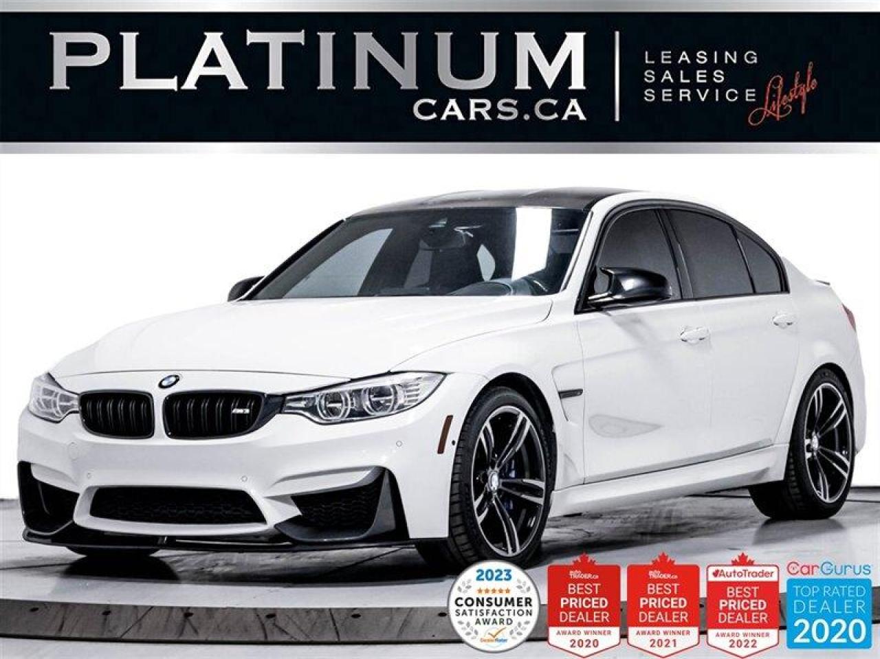 Used 2015 BMW M3 RWD,425HP,DCT,CARBON FIBER,HUD,CAM,HARMAN/KARDON for sale in Toronto, ON