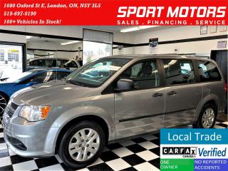 Used 2015 Dodge Grand Caravan Canada Value Package+A/C+STOW & GO+ACCIDENT FREE for sale in London, ON