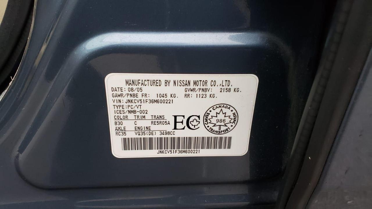 2006 Infiniti G35X Luxury Photo