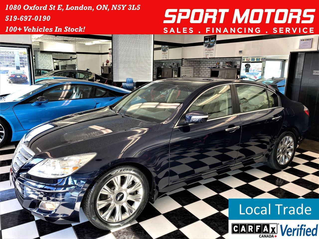 Used 2009 Hyundai Genesis 3.8L V6+Sunroof+Heated Leather+Xenon Lights for sale in London, ON