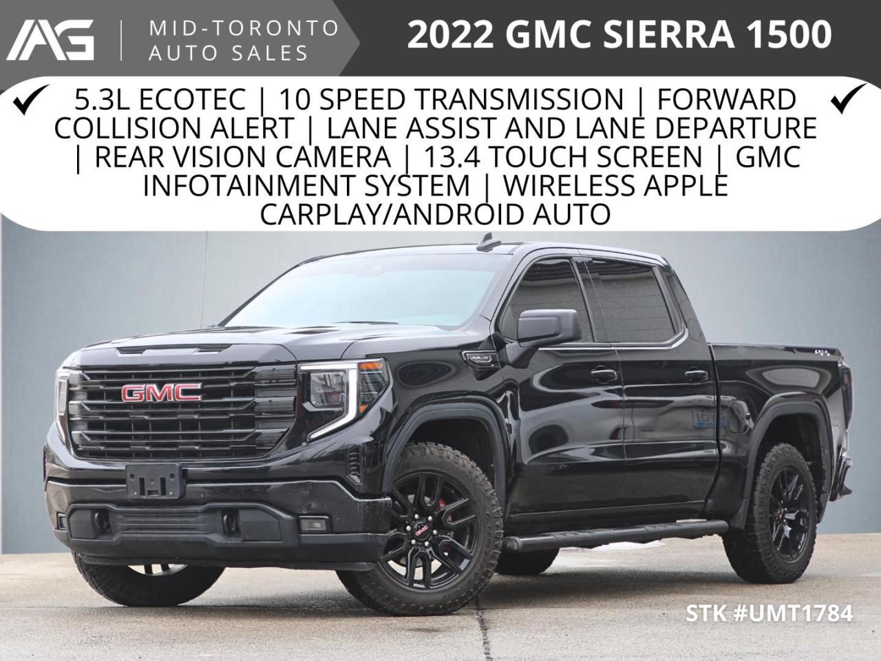 Used 2022 GMC Sierra 1500 Elevation Crew Cab 4WD for sale in North York, ON