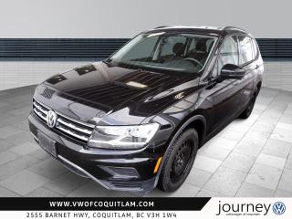 This <strong>2021</strong> <strong>Volkswagen Tiguan </strong>for sale in <strong>Coquitlam, British Columbia </strong>is a great example of one of the most popular vehicles in Canada thanks to its being a great mix of performance, functionality and styling and one look at this <strong>Trendline</strong> model is enough to see what all the hype is about.







The Tiguan continues to be one of the leaders in the segment when it comes to styling, engineering and on-board features and this <strong>Trendline</strong> model kicks it up yet another notch by adding classy <strong>Deep Black Pearl</strong> colouring.







This <strong>Tiguan </strong>comes very well equipped with multi-zone climate control, <strong>heated front seats and mirrors</strong>, power windows and locks, multi-zone climate control, cruise control and Bluetooth.







Power comes courtesy of a 2.0-litre turbocharged four-cylinder engine good for <strong>184 horsepower</strong> and <strong>221 pound-feet of torque</strong>, fed to all four wheels via VW’s proprietary <strong>4Motion</strong> AWD system. A six-speed automatic transmission with manual mode keeps all the power flowing quickly and smoothly – you’ll be as comfortable cruising on the highway as you would be dropping the kids off at school. Better still: with just <strong>8,991 km </strong>on the odo, you know this Tiguan has plenty left to give.







Safety-wise, features like a back-up camera, steering wheel-mounted audio controls, traction control, and stability control all lead to a sense of security and great piece-of-mind as you drive your <strong>Tiguan.</strong>

<strong> </strong>

This <strong>black 2021 Volkswagen Tiguan Trendline</strong> comes well-priced at and well-equipped, so hurry down to <strong>Journey Volkswagen </strong>in <strong>Coquitlam</strong> and have a look!