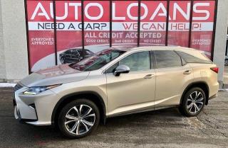 <p>***EASY FINANCE APPROVALS***NO ACCIDENTS***THE BEST SELLING LUXURY SUV, AND THE BRANDS BEST SELLING MODEL YEAR AFTER YEAR! LOW KMS-LEATHER-NAVI-AWD-SUNROOF-BLUETOOTH-BACK UP CAM AND MORE! LOVE AT FIRST SIGHT! VEHICLE IS LIKE NEW! QUALITY ALL AROUND VEHICLE. THE 2018 LEXUS RX350 IS VERY IMPRESSIVE AND LOADED WITH NEW FEATURES AND STYLING AND AN EMPHASIS ON COMFORT, SIMPLICITY AND FUNCTIONALITY LIKE NO OTHER. ABSOLUTELY FLAWLESS, SMOOTH, SPORTY RIDE AND GREAT ON GAS! MECHANICALLY A+ DEPENDABLE, RELIABLE, COMFORTABLE, CLEAN INSIDE AND OUT. POWERFUL YET FUEL EFFICIENT ENGINE. HANDLES VERY WELL WHEN DRIVING.</p><p> </p><p>****Make this yours today BECAUSE YOU DESERVE IT****</p><p> </p><p>WE HAVE SKILLED AND KNOWLEDGEABLE SALES STAFF WITH MANY YEARS OF EXPERIENCE SATISFYING ALL OUR CUSTOMERS NEEDS. THEYLL WORK WITH YOU TO FIND THE RIGHT VEHICLE AND AT THE RIGHT PRICE YOU CAN AFFORD. WE GUARANTEE YOU WILL HAVE A PLEASANT SHOPPING EXPERIENCE THAT IS FUN, INFORMATIVE, HASSLE FREE AND NEVER HIGH PRESSURED. PLEASE DONT HESITATE TO GIVE US A CALL OR VISIT OUR INDOOR SHOWROOM TODAY! WERE HERE TO SERVE YOU!!</p><p> </p><p>***Financing***</p><p> </p><p>We offer amazing financing options. Our Financing specialists can get you INSTANTLY approved for a car loan with the interest rates as low as 3.99% and $0 down (O.A.C). Additional financing fees may apply. Auto Financing is our specialty. Our experts are proud to say 100% APPLICATIONS ACCEPTED, FINANCE ANY CAR, ANY CREDIT, EVEN NO CREDIT! Its FREE TO APPLY and Our process is fast & easy. We can often get YOU AN approval and deliver your NEW car the SAME DAY.</p><p> </p><p>***Price***</p><p> </p><p>FRONTIER FINE CARS is known to be one of the most competitive dealerships within the Greater Toronto Area providing high quality vehicles at low price points. Prices are subject to change without notice. All prices are price of the vehicle plus HST, Licensing & Safety Certification. <span style=font-family: Helvetica; font-size: 16px; -webkit-text-stroke-color: #000000; background-color: #ffffff;>DISCLAIMER: This vehicle is not Drivable as it is not Certified. All vehicles we sell are Drivable after certification, which is available for $695 but not manadatory.</span> </p><p> </p><p>***Trade*** Have a trade? Well take it! We offer free appraisals for our valued clients that would like to trade in their old unit in for a new one.</p><p> </p><p>***About us***</p><p> </p><p>Frontier fine cars, offers a huge selection of vehicles in an immaculate INDOOR showroom. Our goal is to provide our customers WITH quality vehicles AT EXCELLENT prices with IMPECCABLE customer service. Not only do we sell vehicles, we always sell peace of mind!</p><p> </p><p>Buy with confidence and call today 416-759-2277 or email us to book a test drive now! frontierfinecars@hotmail.com Located @ 1261 Kennedy Rd Unit a in Scarborough</p><p> </p><p>***NO REASONABLE OFFERS REFUSED***</p><p> </p><p>Thank you for your consideration & we look forward to putting you in your next vehicle! Serving used cars Toronto, Scarborough, Pickering, Ajax, Oshawa, Whitby, Markham, Richmond Hill, Vaughn, Woodbridge, Mississauga, Trenton, Peterborough, Lindsay, Bowmanville, Oakville, Stouffville, Uxbridge, Sudbury, Thunder Bay,Timmins, Sault Ste. Marie, London, Kitchener, Brampton, Cambridge, Georgetown, St Catherines, Bolton, Orangeville, Hamilton, North York, Etobicoke, Kingston, Barrie, North Bay, Huntsville, Orillia</p>