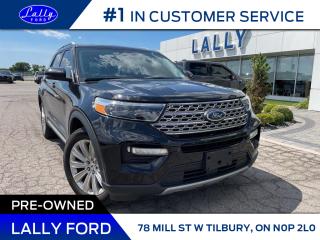 Used 2021 Ford Explorer Limited, Roof, Nav, One Owner! for sale in Tilbury, ON