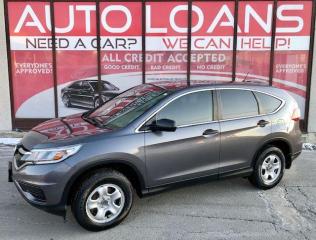 Used 2016 Honda CR-V LX-ALL CREDIT ACCEPTED for sale in Toronto, ON