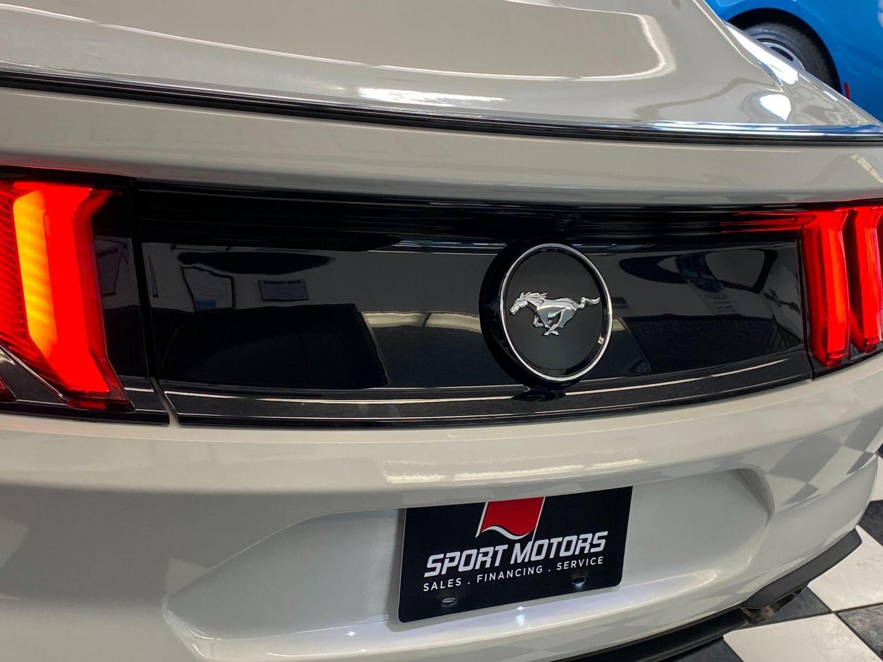 2018 Ford Mustang EcoBoost+Tinted+Exhaust+Camera+Black Wheels Photo134