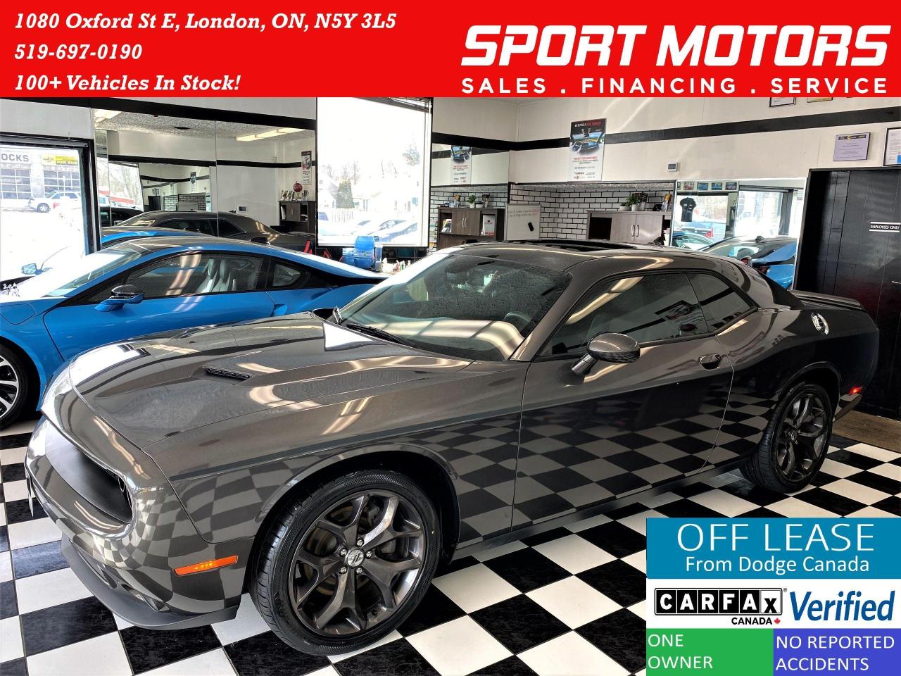 Used 2018 Dodge Challenger SXT Plus+CooledLeather+Roof+NewTires+ACCIDENT FREE for sale in London, ON