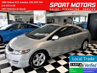 Used 2009 Honda Civic LX+Sunroof+New Tires & Brakes+A/C+ACCIDENT FREE for sale in London, ON