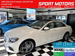 Used 2017 Mercedes-Benz E-Class E400 4MATIC AMG PKG+Massage Seat+ACCIDENT FREE for sale in London, ON