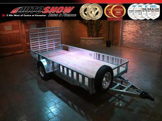 New 2024 Metal Valley Manufacturing Galvanized Steel Trailer New!  6 X 14 w/ Electrical, 3500 Lb. Axle, Gate & Spare Tire! for sale in Winnipeg, MB