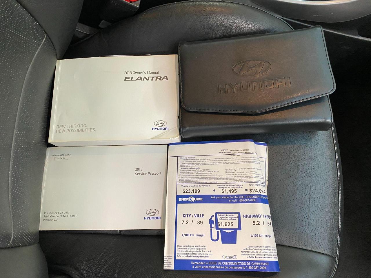 2013 Hyundai Elantra Limited+Sunroof+Leather+Bluetooth+New Brakes - Photo #26