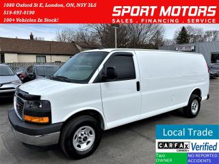 Used 2019 GMC Savana 2500 Cargo 6.0L V8 Extended+Camera+ACCIDENT FREE for sale in London, ON