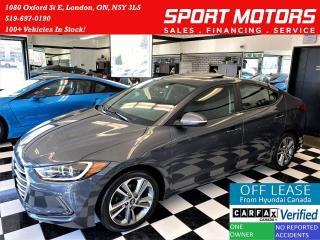 Used 2017 Hyundai Elantra GLS+ApplePlay+Sunroof+Blind Spot+ACCIDENT FREE for sale in London, ON