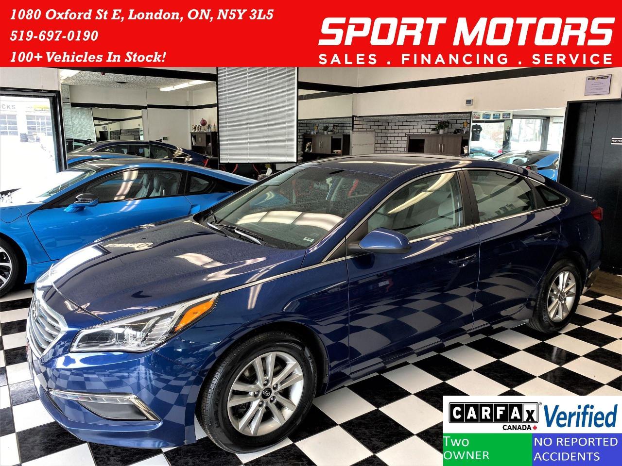 Used 2015 Hyundai Sonata 2.4L GL+New Tires+Camera+HeatedSeats+ACCIDENT FREE for sale in London, ON