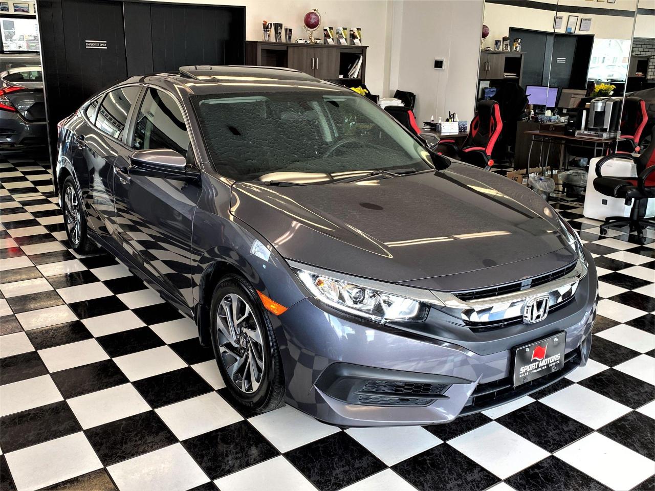 2016 Honda Civic EX+Sunroof+Camera+ApplePlay+Alloys+ACCIDENT FREE Photo72