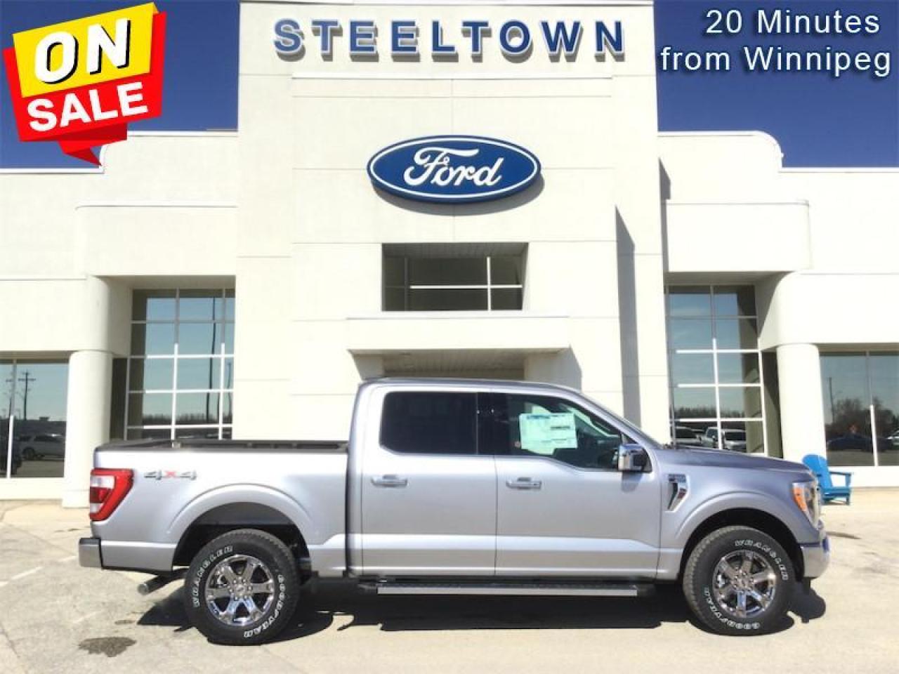 Used 2021 Ford F-150 Lariat  - Leather Seats -  Cooled Seats for sale in Selkirk, MB