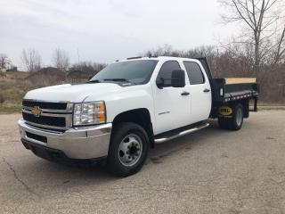 2012 Chevrolet Silverado 3500 CREW CAB FLATBED- DROP DOWN SIDES - Photo #1