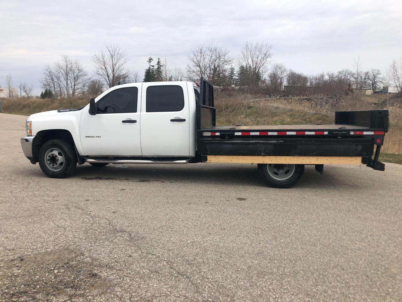 2012 Chevrolet Silverado 3500 CREW CAB FLATBED- DROP DOWN SIDES - Photo #5