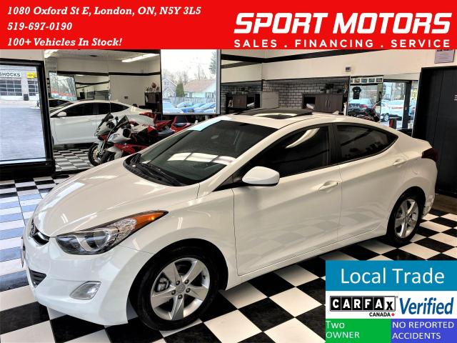 2013 Hyundai Elantra GLS+Sunroof+Remote Start+HeatedSeats+ACCIDENT FREE Photo1