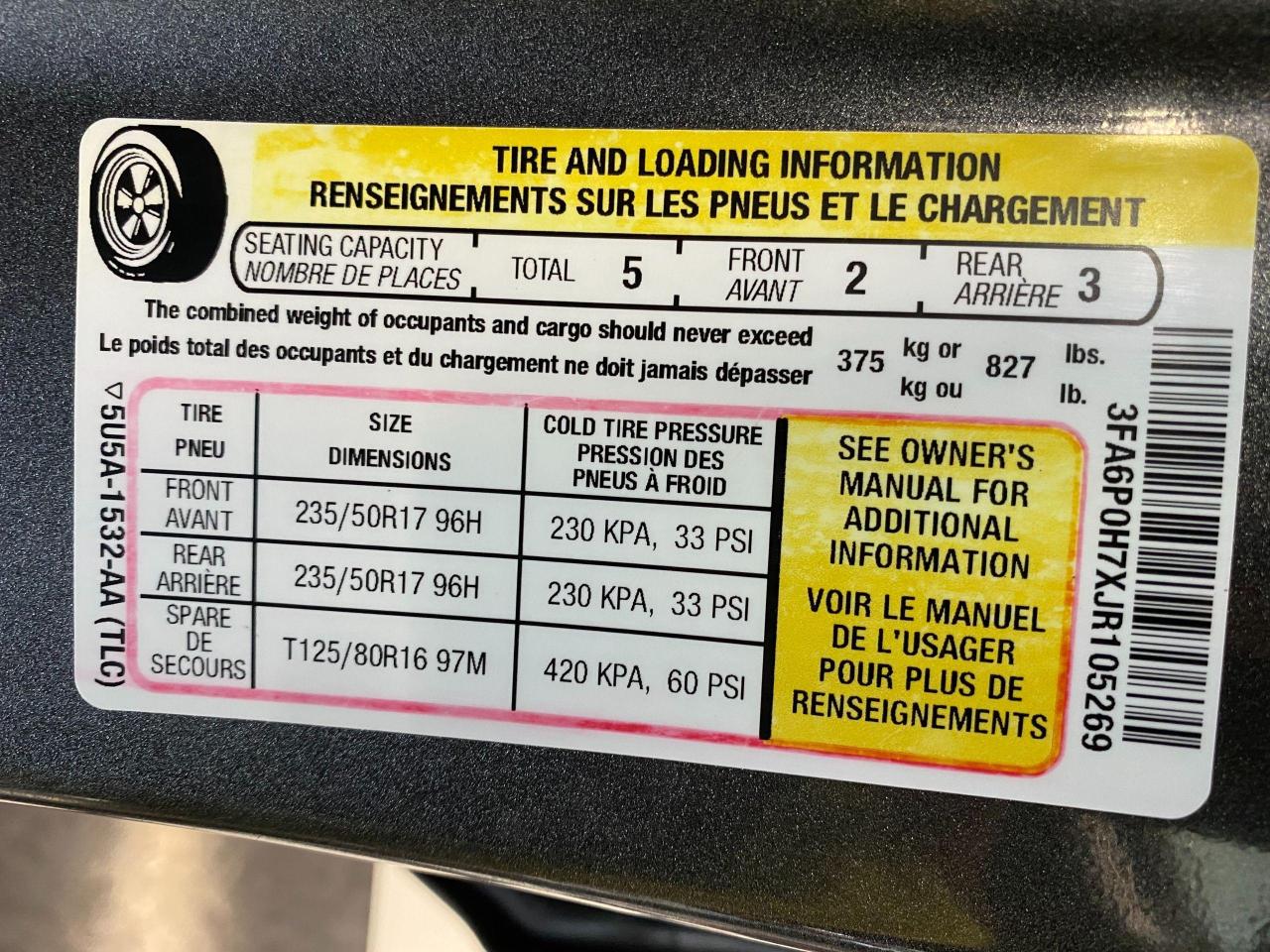 2018 Ford Fusion SE+New Tires+Camera+Accident FREE - Photo #40