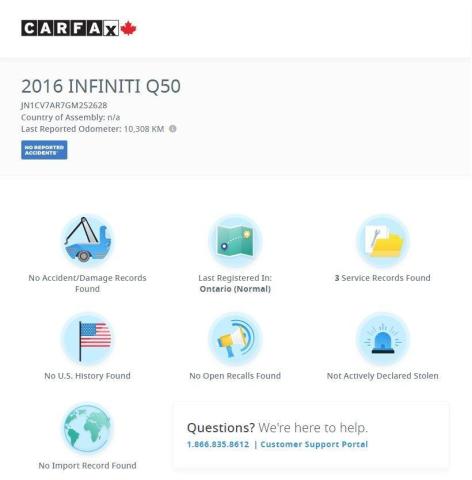 2016 Infiniti Q50 2.0T+AWD+Camera+New Tires+ACCIDENT FREE Photo12