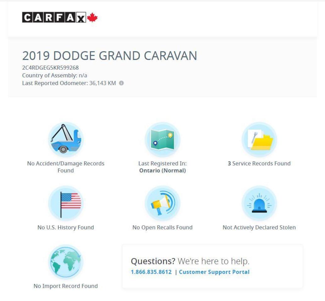 2019 Dodge Grand Caravan GT+Power Doors+DVD+Camera+RMT Start+ACCIDENT FREE - Photo #13