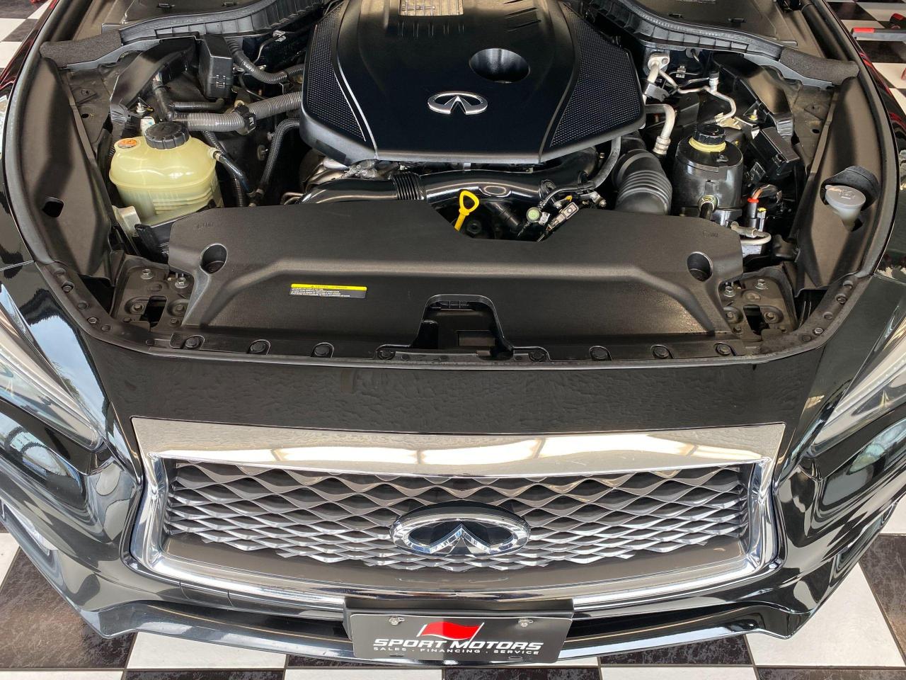 2018 Infiniti Q50 2.0t LUXE+AWD+Camera+Sunroof+Leather+ACCIDENT FREE Photo79