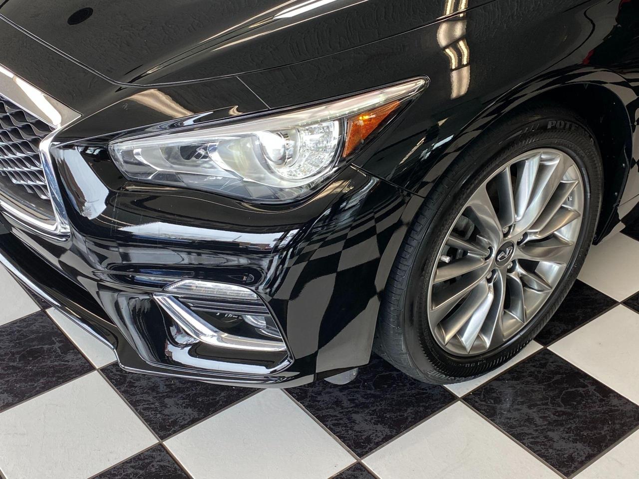 2018 Infiniti Q50 2.0t LUXE+AWD+Camera+Sunroof+Leather+ACCIDENT FREE Photo113