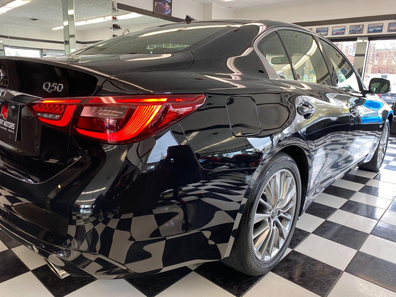 2018 Infiniti Q50 2.0t LUXE+AWD+Camera+Sunroof+Leather+ACCIDENT FREE Photo115