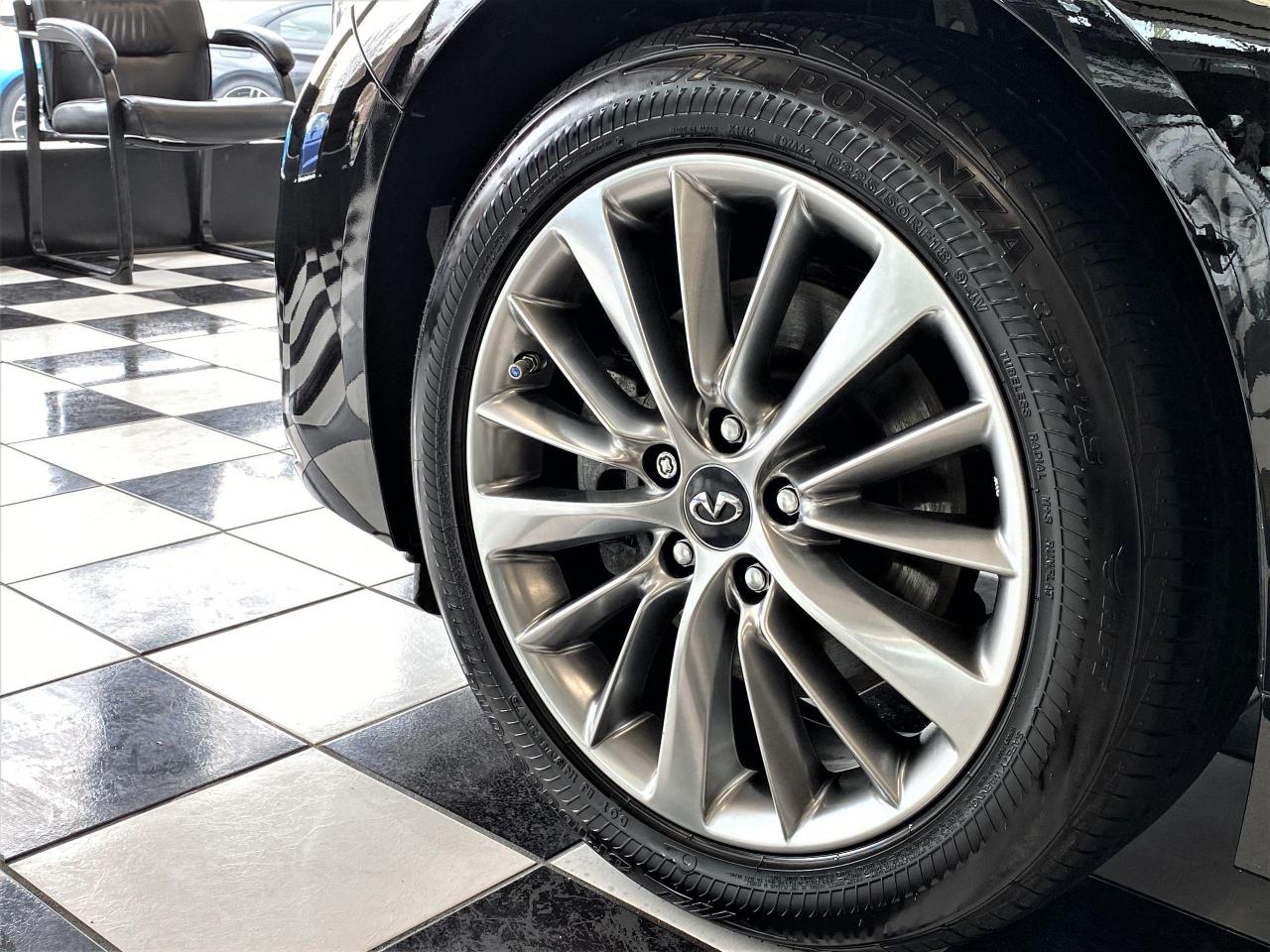 2018 Infiniti Q50 2.0t LUXE+AWD+Camera+Sunroof+Leather+ACCIDENT FREE Photo130