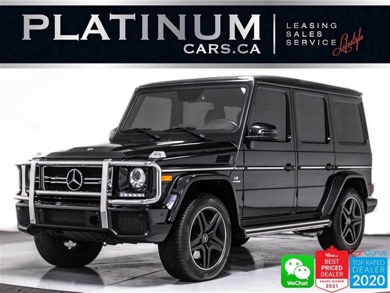 Used 2017 Mercedes-Benz G-Class AMG G63, 563HP, DESIGNO PKG, CHROME PKG, CAM, NAV for sale in Toronto, ON