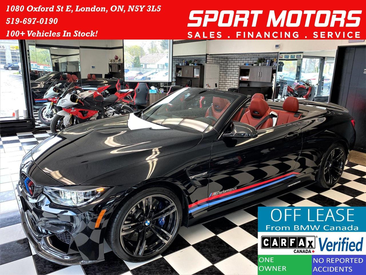 2018 BMW M4 M4 Cabriolet+M Exhaust+Red Leather+ACCIDENT FREE Photo77