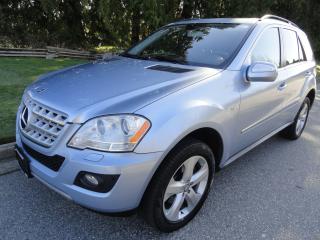 <p>WAS $ 17900.00 ON SALE FOR $ 16900.00  /  2010 MERCEDES ML350 BLUE TEC TURBO DIESEL / ONLY 133000 KM / LT BLUE WITH BLACK INTERIOR  / 7 SPEED  AUTO TRANS 4MATIC AWD / HEADED STEERING WHEEL WITH SHIFTERS / BLUE TOOTH / PUSH TO START / ELC REAR TAILGATE / HEAED SEATS / XENON LIGHTS / LOCAL BC ML / ACCIDENT FREE COMES WITH CARFAX AND WARRANTY / FOR MORE INFORMATION ON THIS GORGEOUS TURBO DIESEL / PHONE BART @ 604 536 4533 OR 778 998 4533 TO ARRANGE AN APOINTMENT FOR VIEWING .                                                                                                                                                 DOCUMENTATION FEE ONLY $ 195.00                                                                                                                                                          DEALER D7663.</p><p> </p><p> </p>