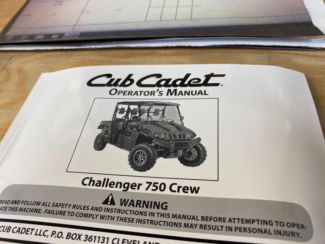 2018 Cub Cadet CHALLENGER 750 Challenger 750 Crew 4X4 - Photo #11