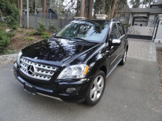 <p>WAS$ 22900 0N SALE FOR $20900 / 2010 MERCEDES ML350 BLUETEC TURBO DIESEL / ONLY 93000 KM / 7 SPEED AUTO TRANSMISSION / BLACK WITH BEIGE INTERIOR / POWER HEATED SEATS / POWER REAR TAIL GATE /FAC NAVIGATION / REAR HEATED SEATS / LOCAL BC ML / COMES WITH POWER TRAIN WARRANTY / FOR MORE INFORMATION ON THIS GORGEOUS MERCEDES PHONE BART @ 604 535 4533 OR 778 998 4533 TO ARRANGE AN APPOINTMENT FOR VIREWING .                                    DOCUMENTTION FEE ONLY $ 195.00                                                                                                                                                           DEAER D7663</p>