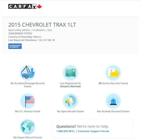 2015 Chevrolet Trax LT AWD+Bluetooth+Cruise+A/C+CLEAN CARFAX Photo12