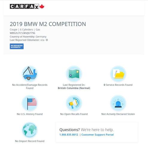 2019 BMW M2 Competition 6 Speed+M Seats+7000 KMs+CLEAN CARFAX Photo13