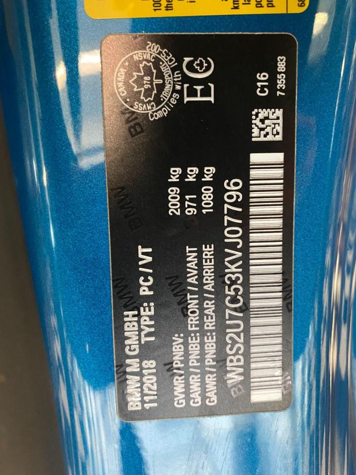 2019 BMW M2 Competition 6 Speed+M Seats+7000 KMs+CLEAN CARFAX - Photo #45