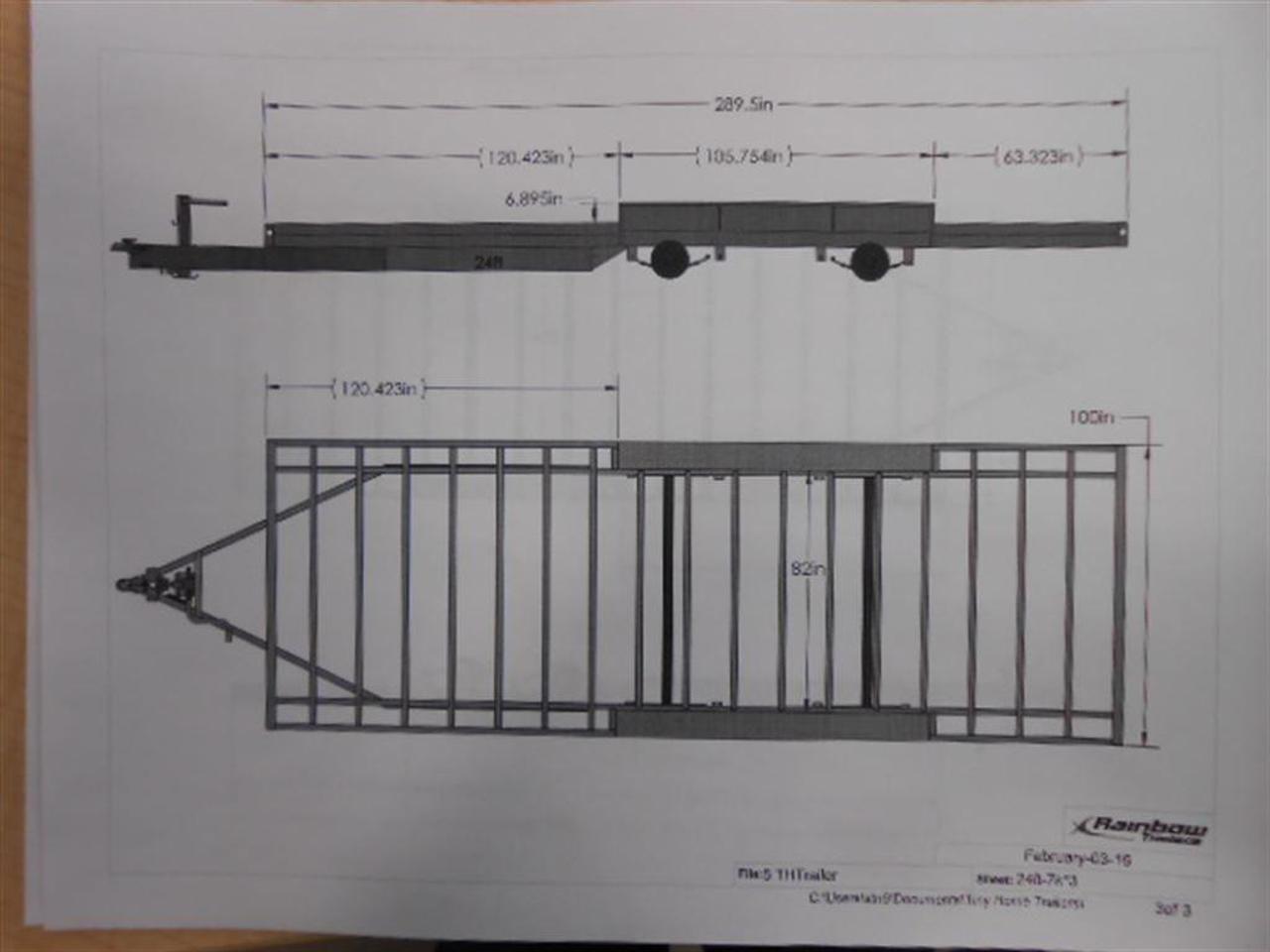 2025 Rainbow Tiny Home Frame Trailer  Photo
