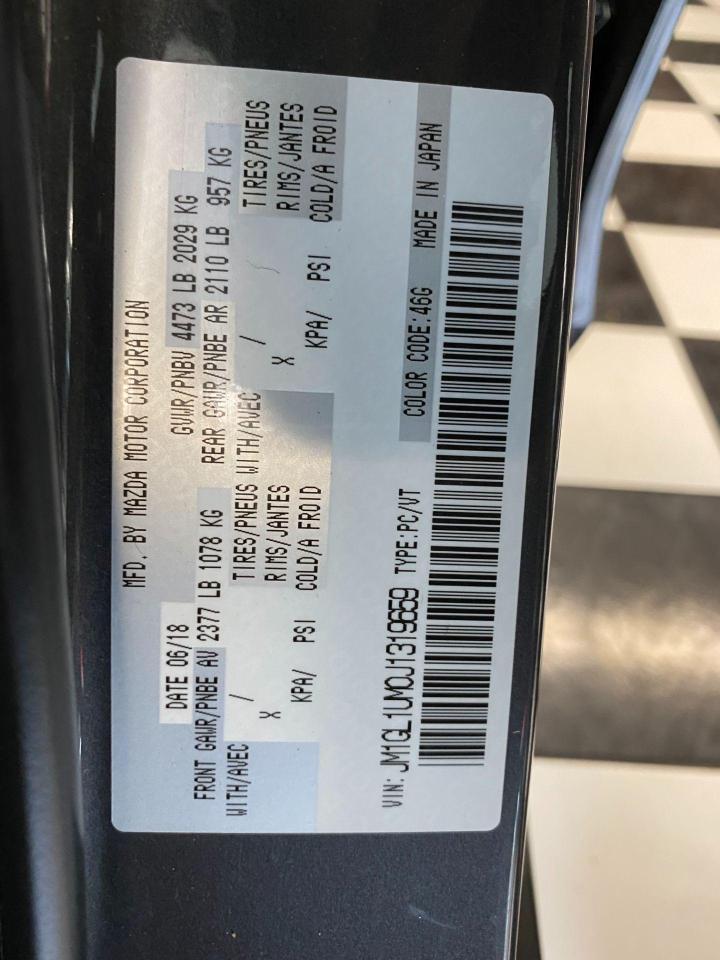 2018 Mazda MAZDA6 GS+Camera+Heated Seats+Push Start+CLEAN CARFAX - Photo #42