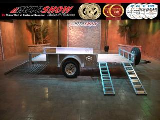 New 2024 Metal Valley Manufacturing Galvanized Steel Trailer HD Galvanized Steel Trailer New! 6 X 12 w/ Electrical, 5000 Lb. Axle, Gate for sale in Winnipeg, MB