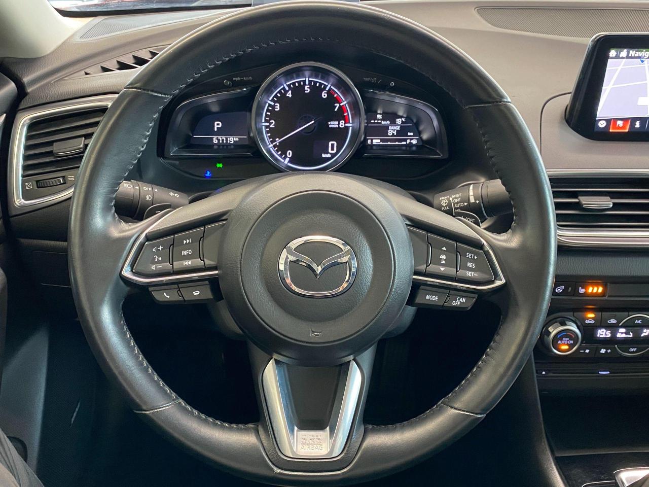 2018 Mazda MAZDA3 GT+GPS+Camera+Leather+Roof+Lane Keep+CLEAN CARFAX - Photo #9