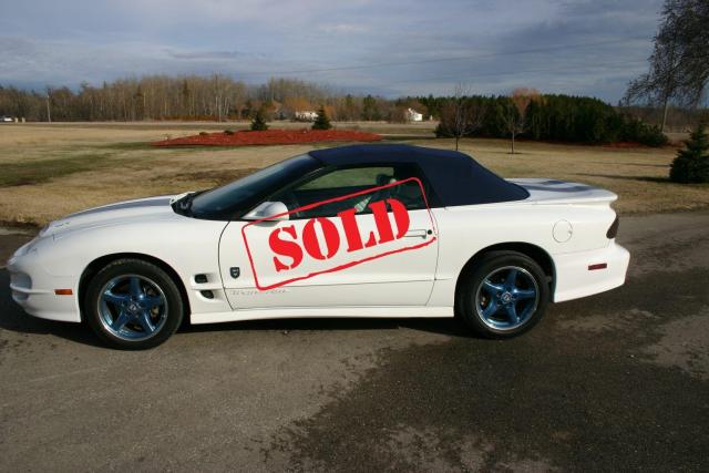 1999 Pontiac Firebird 30th Anniversary Convertible Trans-Am 1 Owner