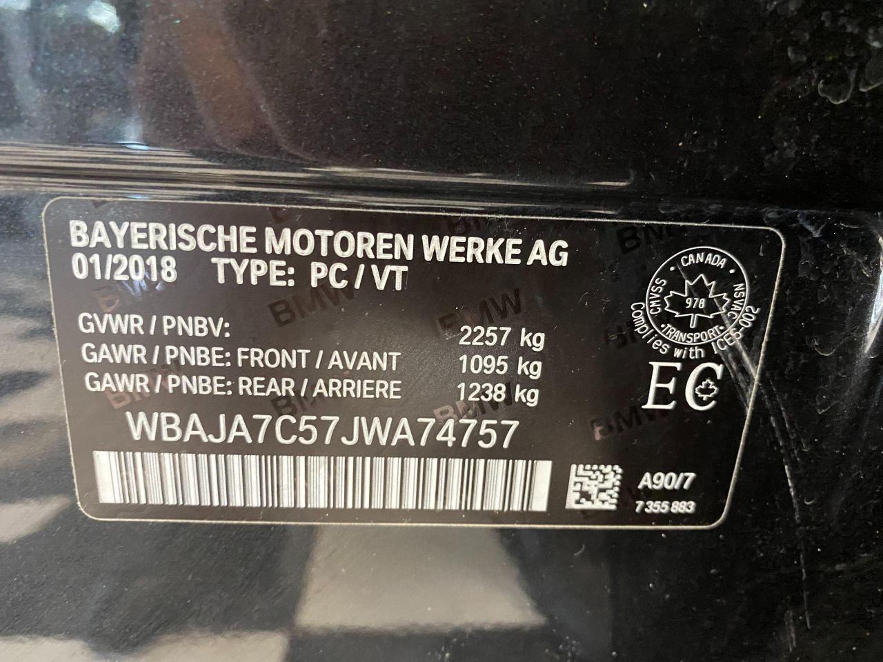 2018 BMW 5 Series 530i xDrive+AdaptiveCruise+CooledSeat+ACCIDENTFREE - Photo #56