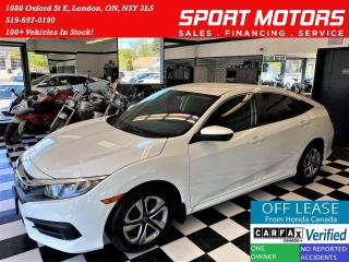 Used 2016 Honda Civic LX+ApplePlay+New Tires+Brakes+Tinted+CLEAN CARFAX for sale in London, ON