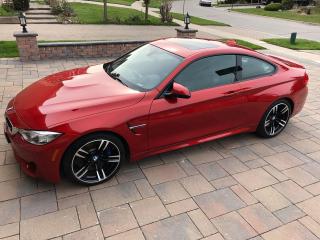 <p>2015 BMW M4<br />ACCIDENT FREE<br />Sakhir Orange Metallic<br />Black Extended Merino Leather<br /><br />1 Season Used Michelin Pilot Sport 4S Tires ($1800)<br />Full Service Completed Last Summer at BMW (Oil Change, Spark Plugs, Brake Fluid Flush, Inspection)<br />All service records available<br />All service completed at BMW<br /><br />DCT Transmission<br />Navigation<br />Keyless Entry<br />Heads Up Display<br />Back Up Camera<br />Park Distance Control<br />Heated Seats<br />Heated Steering<br />Harmon Kardon Speakers<br /><br />Options:<br />Premium Package<br />Adaptive M Suspension<br />M Double Clutch Transmission<br />Carbon Fibre Trim<br />ConnectedDrive Services Prof w/ ARTTI<br /><br />Winter Tires on Rims Available Separately</p><p> </p><p>Low No haggle price! Certified! Financing Available! Licensing and HST are Extra. OMVIC registered, UCDA member. Buy with confidence! Call 647-784-CARS to book an appointment to see this beauty today!</p>